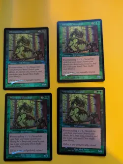 Wirewood Guardian Playset. MTG FOIL Shooting Star. Scourge 2003 4 Card. mutant - Image 1