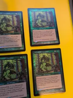 Wirewood Guardian Playset. MTG FOIL Shooting Star. Scourge 2003 4 Card. mutant - Image 2