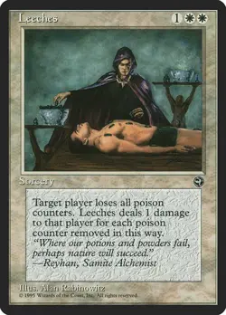 MTG - Leeches - Reserved List - Homelands - Magic the Gathering - Image 1