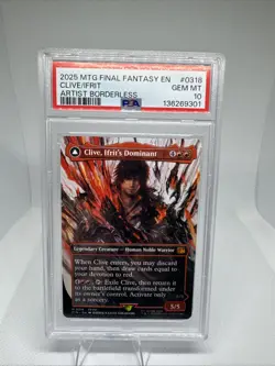Clive Ifrit Dominant 2025 Magic: The Gathering Final Fantasy #0318 PSA 10 - Image 1