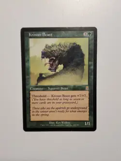 MtG Krosan Beast LP - Odyssey - Image 1