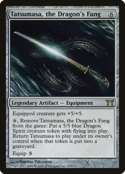 MTG - Tatsumasa, the Dragon's Fang - Champions of Kamigawa - Magic the Gathering - Image 1