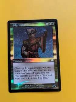 Edgewalker. Cleric creature MTG FOIL Shooting Star. Scourge 2003 Card. - Image 1