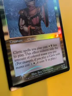 Edgewalker. Cleric creature MTG FOIL Shooting Star. Scourge 2003 Card. - Image 5