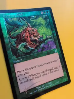 Hunting Pack. FOIL Instant MTG FOIL Shooting Star. Scourge 2003 Card. - Image 3