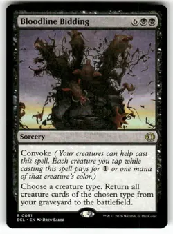 Bloodline Bidding 91 NM MTG Lorwyn Eclipsed Magic - Image 1