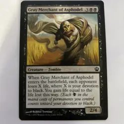 MTG Gray Merchant of Asphodel THS Theros 89 Common MP - Image 1