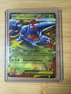 Pokemon 2025 ME02: Phantasmal Flames Card #4 Mega Heracross ex Double Rare - Image 1