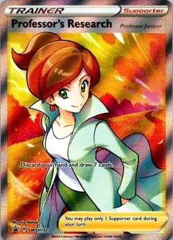 Pokemon TCG Professor's Research - Promo SWSH SWSH152 NM (SKU 1-1) - Image 1