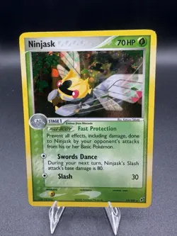 Ninjask 13/107 Holo Rare Pokemon Ex Deoxys LP - Image 1