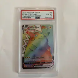 Pikachu VMAX 188/185 PSA 10 Vivid Voltage Secret 2020 Pokemon - Image 1