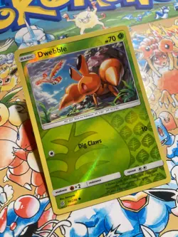 Dwebble 10/236 Common Unified Minds Pokemon TCG Reverse Holo Near Mint - Image 2