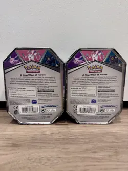 Pokemon Eevee Heroes Umbreon & Espeon V Tin Set - 4 Packs New Sealed - Image 2