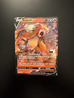 Pokemon TCG - Entei V - 022/172 - Ultra Rare - Pokemon Prize Pack Series - Image 1