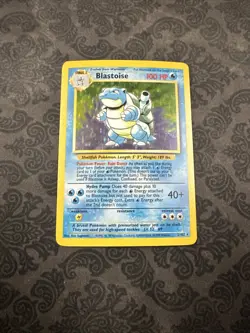 Pokemon TCG Blastoise Base Set 2/102 Holo Unlimited Holo Rare - Image 1