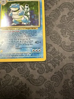 Pokemon TCG Blastoise Base Set 2/102 Holo Unlimited Holo Rare - Image 2