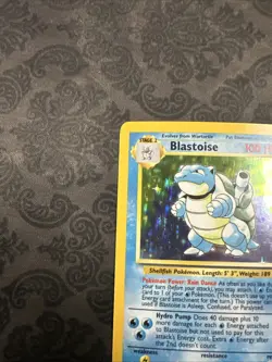 Pokemon TCG Blastoise Base Set 2/102 Holo Unlimited Holo Rare - Image 4