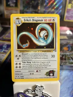 Pokemon TCG Erika's Dragonair Gym Heroes 4/132 Holo Unlimited Rare - NM! - Image 1