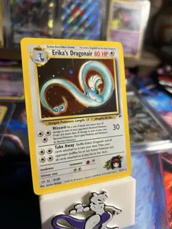 Pokemon TCG Erika's Dragonair Gym Heroes 4/132 Holo Unlimited Rare - NM! - Image 2