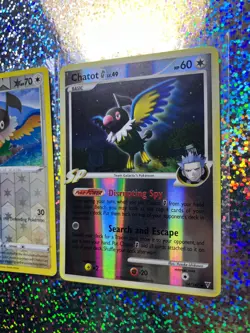 Pokemon Reverse Holo: Supreme Victors 54/147 Chatot G; 139/185 & 129/189 Chatot - Image 3