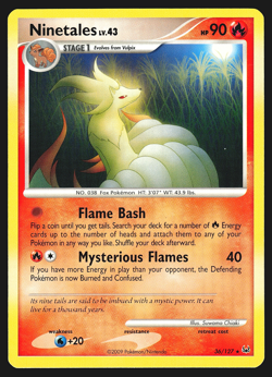 Ninetales 36/127 Platinum Pokemon Card LP - Image 1