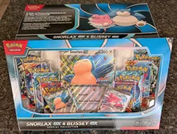 Lot of 4 Pokemon SNORLAX EX BLISSEY EX BOX Special Collection - NEW - Image 1