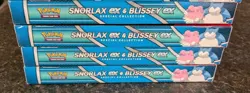 Lot of 4 Pokemon SNORLAX EX BLISSEY EX BOX Special Collection - NEW - Image 2