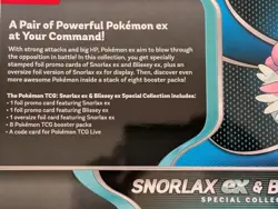 Lot of 4 Pokemon SNORLAX EX BLISSEY EX BOX Special Collection - NEW - Image 3