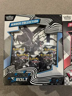Pokemon TCG Sealed 1x Black Bolt + 1x White Flare Binder Collection - Brand New✅ - Image 3