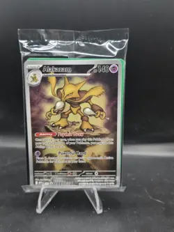 Pokemon TCG Alakazam 009 SEALED Mega Evolution Promo Holo - Image 1