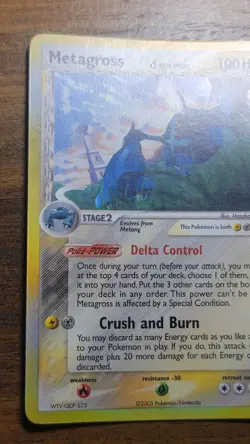 Pokemon TCG Metagross 11/113 Rare Holo EX Delta Species 2005 - Image 2