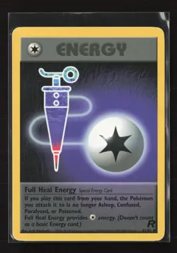 Full Heal Energy 81/82 Uncommon Team Rocket Pokemon HP - Image 2