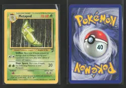 Metapod 81/130 Common Base Set 2 Pokemon HP - Image 1