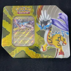 Pokemon Paradox Destinies Raging Bolt Ex Tin. Sealed. - Image 1