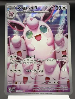 Wigglytuff 105/094 - Illustration Rare - Phantasmal Flames Pokemon Card MINT - Image 1