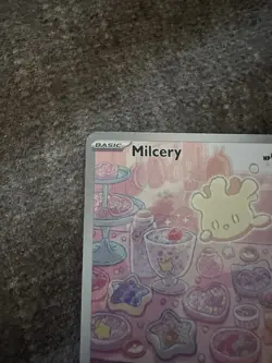 Pokemon TCG Milcery 152/142 Stellar Crown Holo Illustration Rare Mint Condition - Image 4