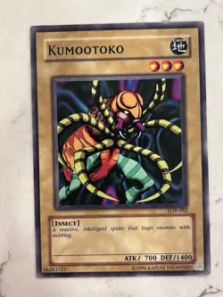Yu-Gi-Oh TCG - Kumootoko - LOB-082 NM - Image 1