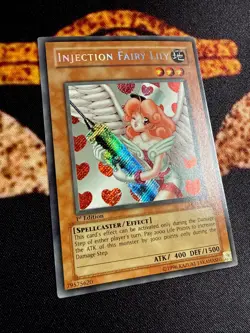 🔥YUGIOH • INJECTION OF FAIRY LILY • SECRET RARE • LOD-100 • 1st EDITION • NM 🔥 - Image 4