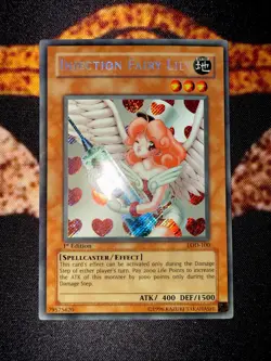 🔥YUGIOH • INJECTION OF FAIRY LILY • SECRET RARE • LOD-100 • 1st EDITION • NM 🔥 - Image 5