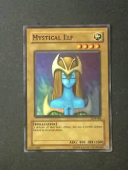 Yu-Gi-Oh TCG The Legend of Blue Eyes White Dragon #LOB-062 Mystical Elf SR - Image 1
