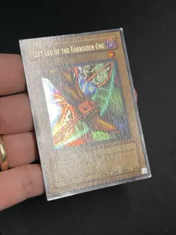 Yugioh Left Leg of the Forbidden One LOB-121 Ultra Rare WAVY! - Image 3