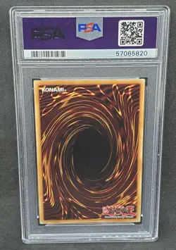 Yugioh PSA 9 MINT Dark Magician Girl the Dragon Knight Alt Art Green DLCS-EN006 - Image 2