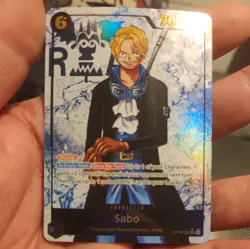ONE PIECE CARRYING ON HIS WILL SABO SEC ALT ART PARALLEL OP13-120 English - Image 1