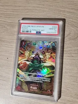 2024 One Piece CCG OP06-008 Buggy PSA 10 Alternate Art - Image 1