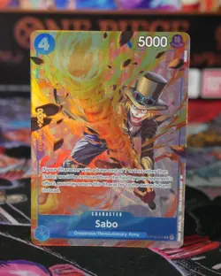 Sabo One Piece TCG OP10-049 Premium Best Selection Vol. 4 English Alt Art PROMO - Image 1