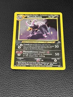 Houndoom 4/75 Holo Rare Neo Discovery Unlimited Pokemon TCG WOTC - LP - Image 3