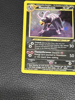 Houndoom 4/75 Holo Rare Neo Discovery Unlimited Pokemon TCG WOTC - LP - Image 4