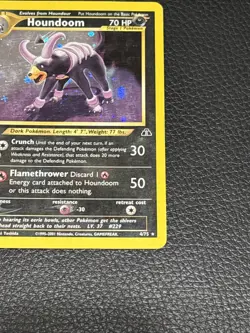 Houndoom 4/75 Holo Rare Neo Discovery Unlimited Pokemon TCG WOTC - LP - Image 5