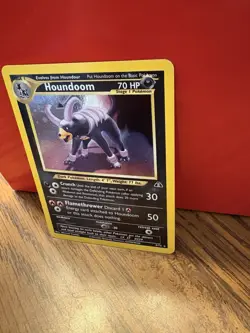 Pokemon TCG Neo Discovery Houndoom 4/75 Unlimited Holo Rare Card - Image 2