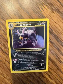 Pokemon TCG Neo Discovery Houndoom 4/75 Unlimited Holo Rare Card - Image 4